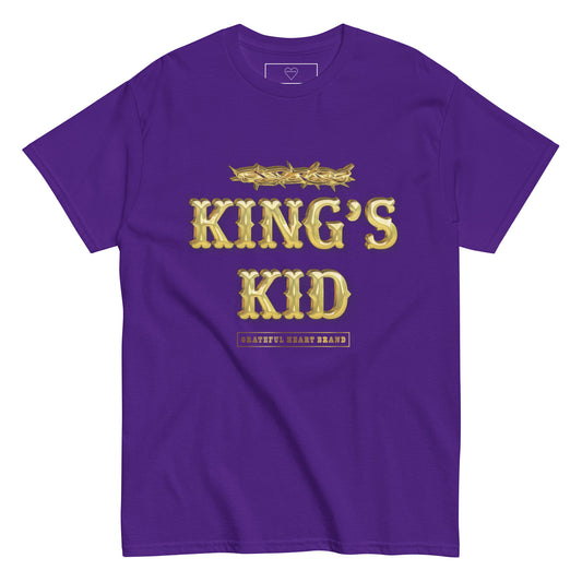 KING'S KID Stamp Tee - Purple