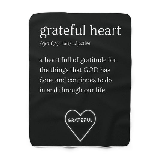 Grateful Heart Brand "Definition" Sherpa Fleece Blanket