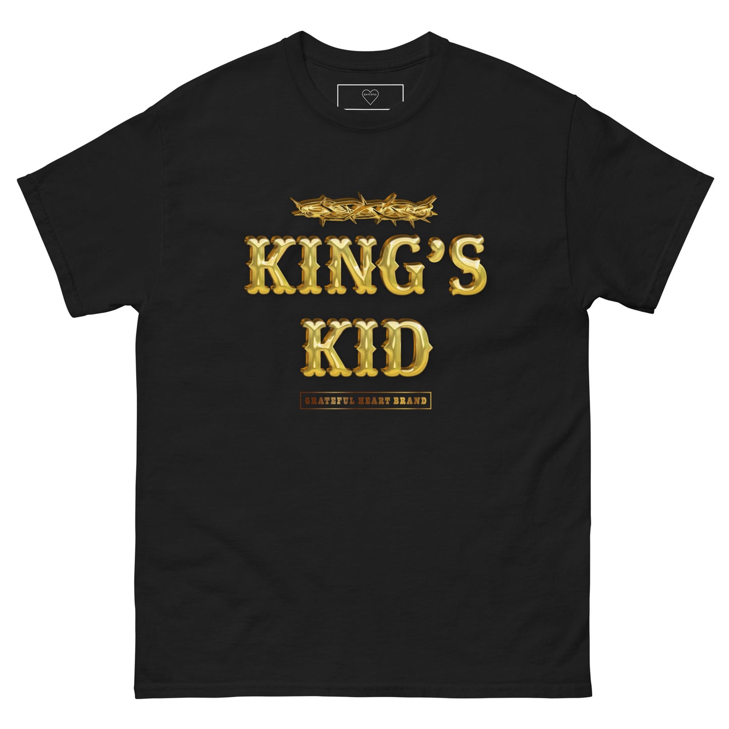 KING'S KID Stamp Tee - Black