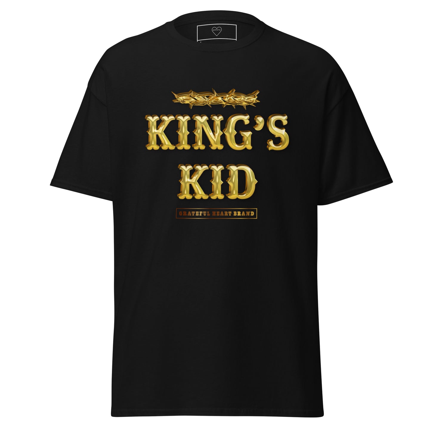 KING'S KID Stamp Tee - Black