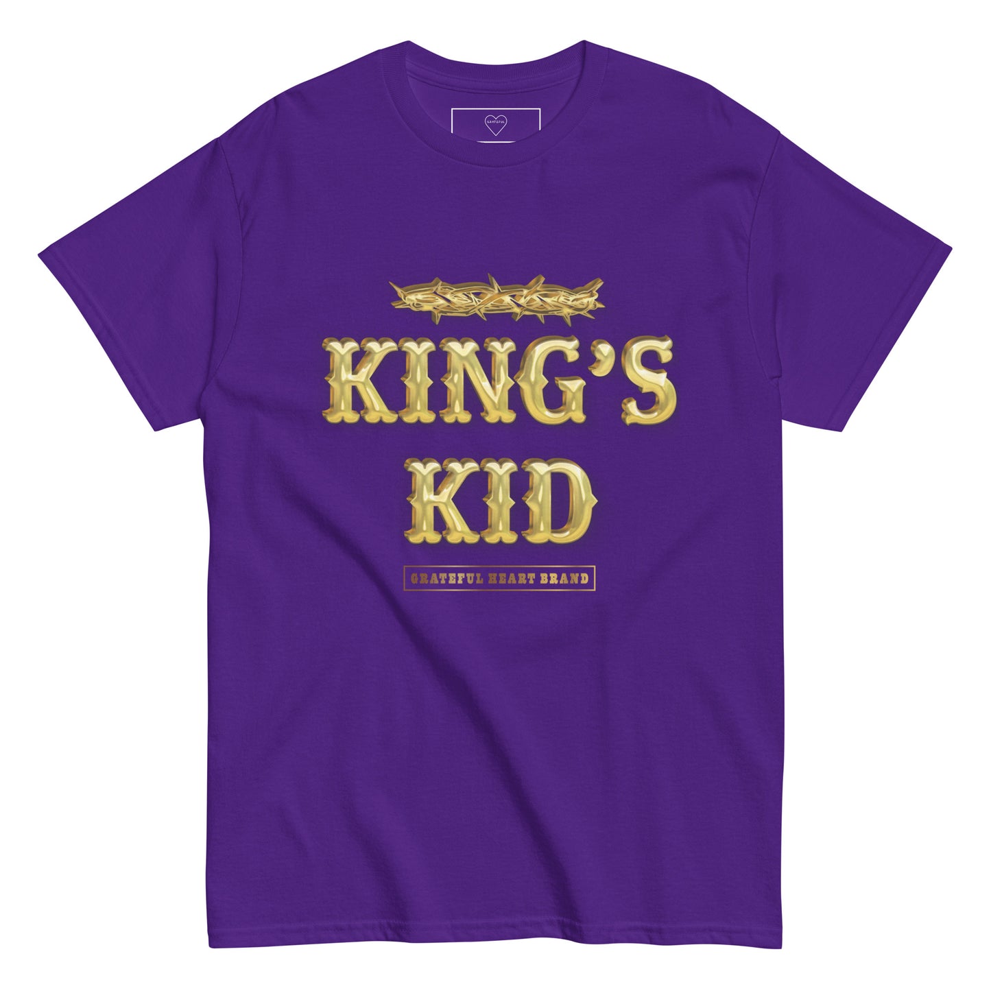 KING'S KID Stamp Tee - Purple