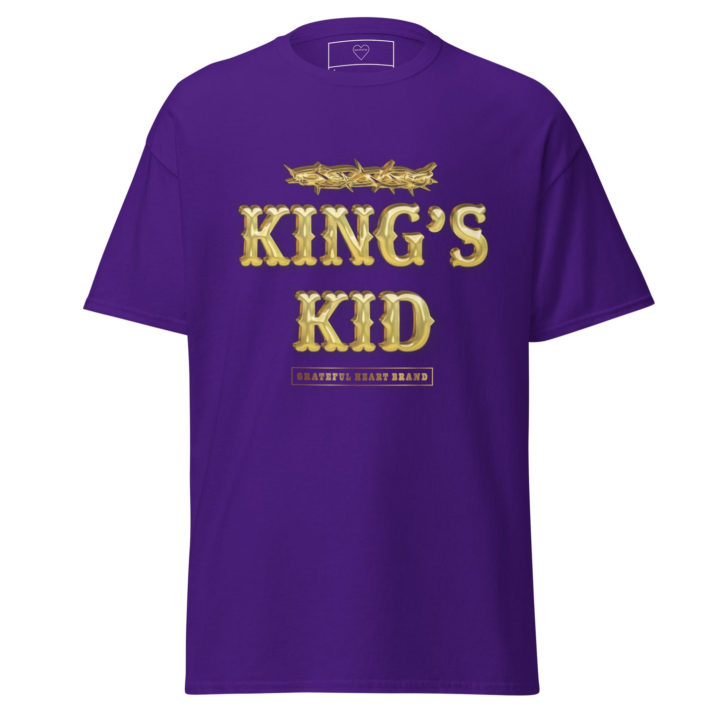 KING'S KID Stamp Tee - Purple