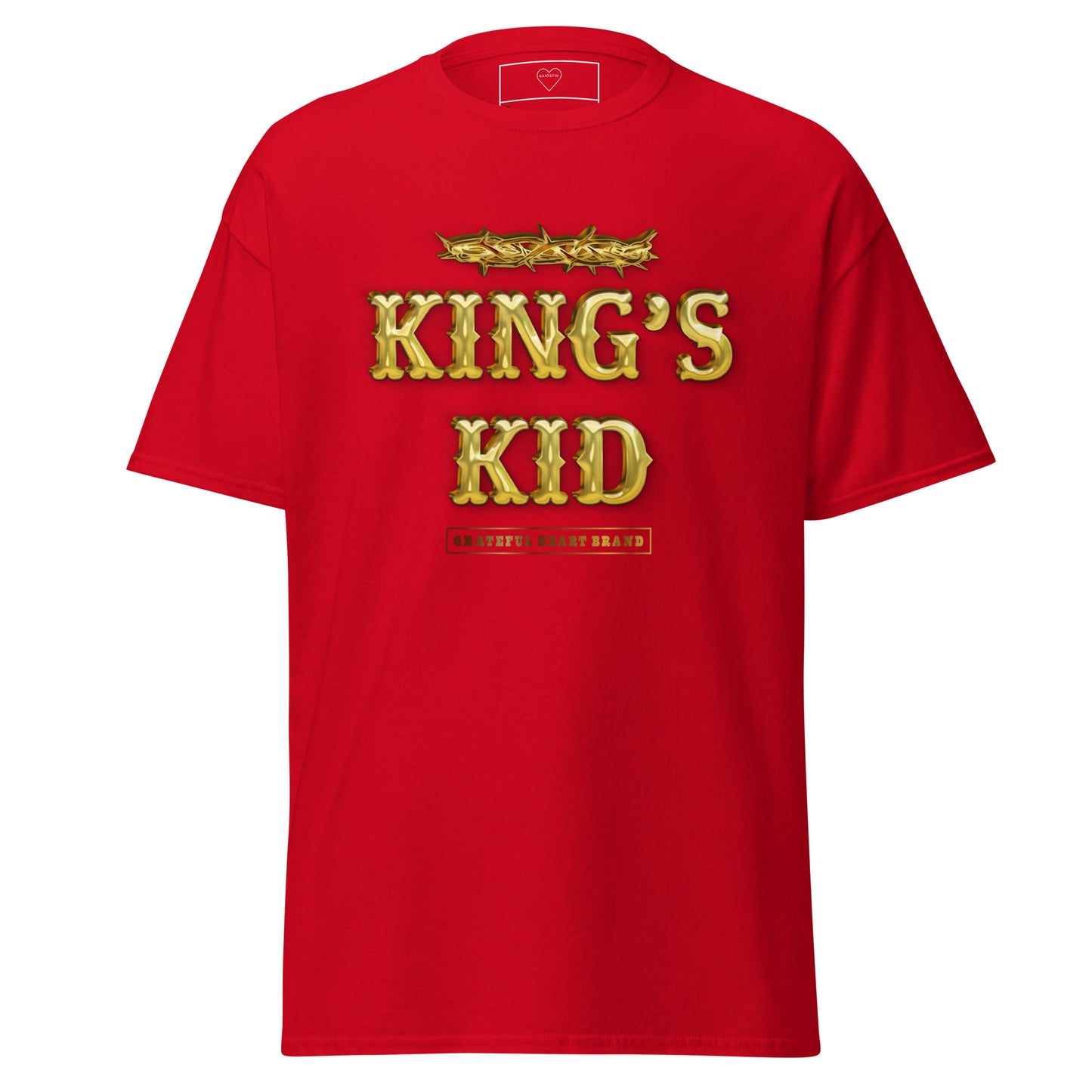 KING'S KID Stamp Tee - Red