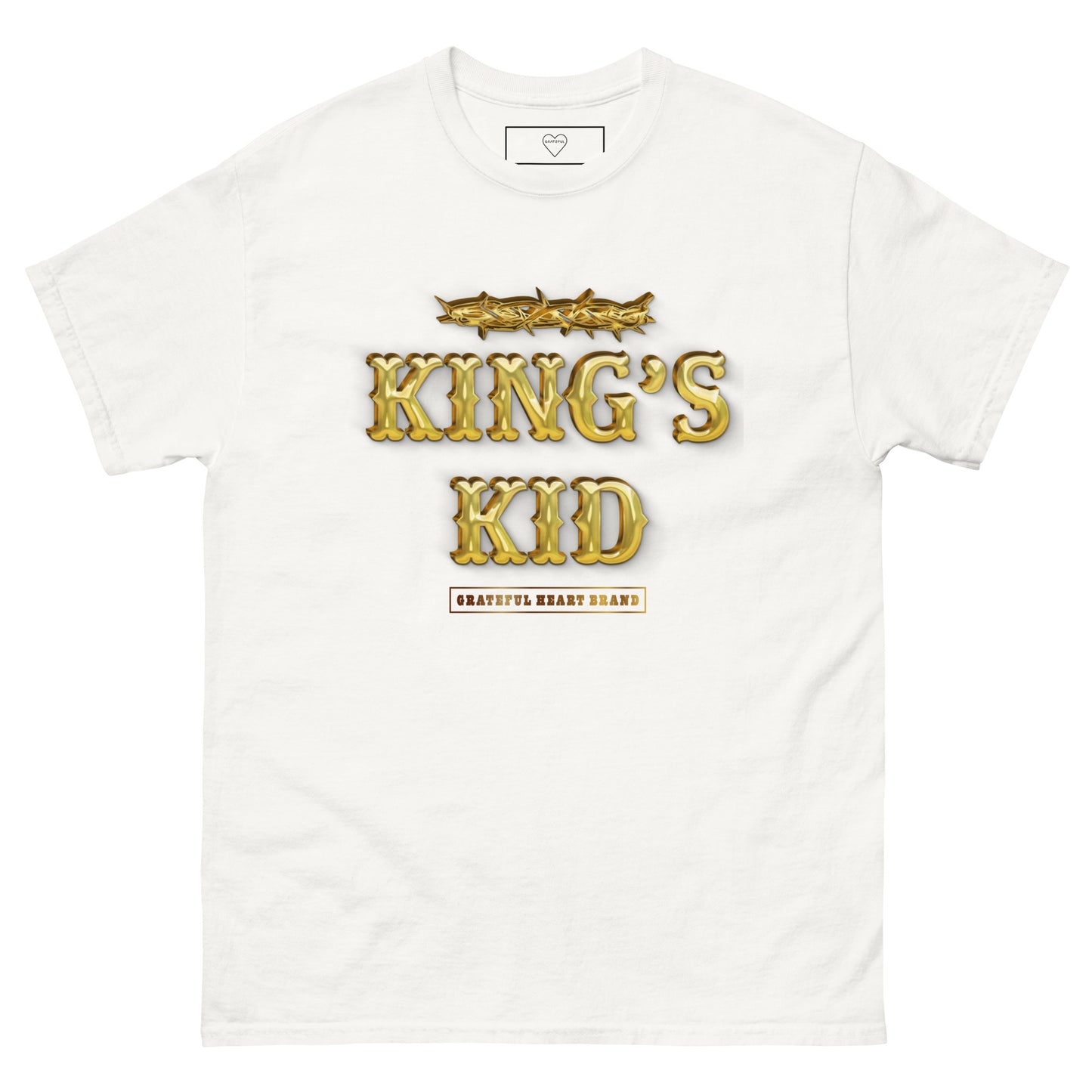 KING'S KID Stamp Tee - White