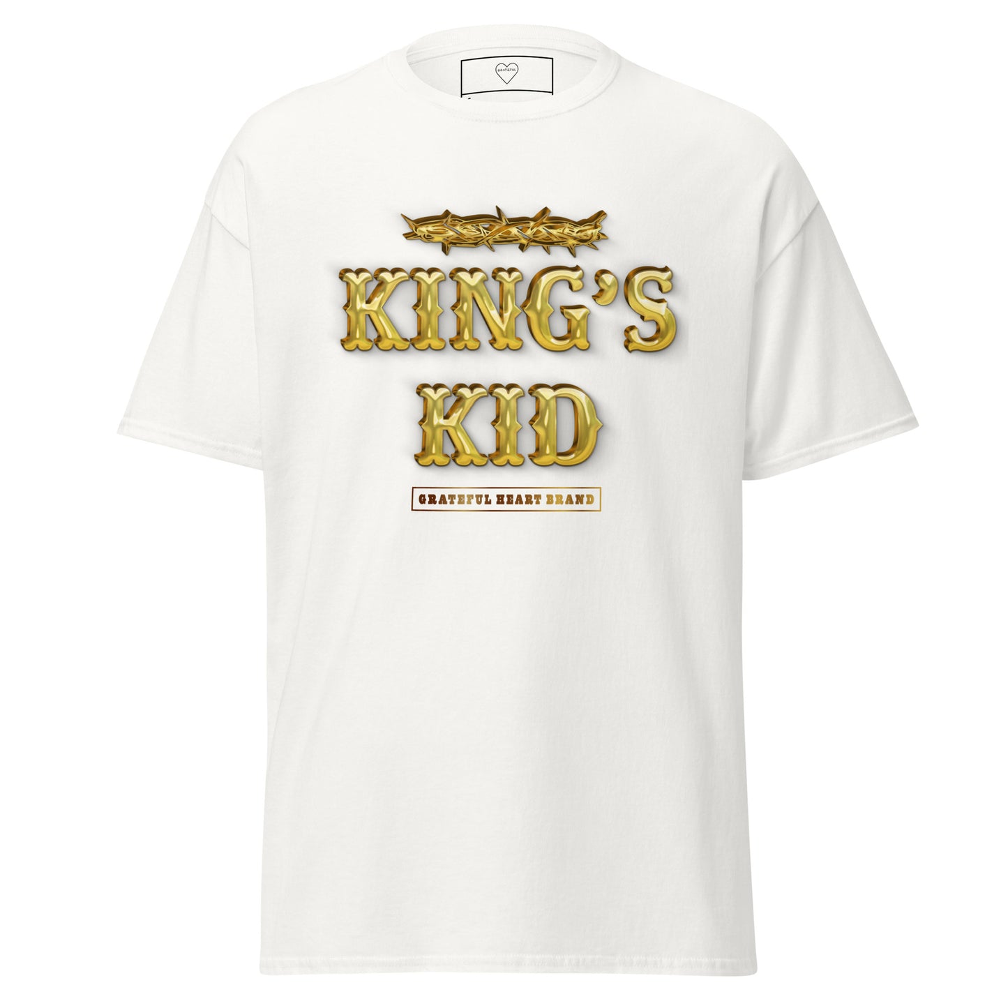 KING'S KID Stamp Tee - White